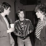 Alan with members of Duran Duran circa 1983. Simon Le Bon, Alan Hunter and Nick Rhodes. Photo courtesy of Alan Hunter, VJ.