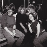 Alan Hunter, Nina Blackwood and MTV staffer Pam Lewis with Tina Turner backstage. Photo courtesy of Alan Hunter, VJ.