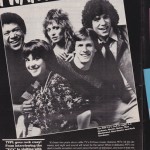 TVPL article, 1983. JJ Jackson, Nina Blackwood, Alan Hunter, Mark Goodman. Photo courtesy of Alan Hunter, VJ.