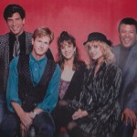 The Original VJs, 1991. Mark Goodman, Alan Hunter, Martha Quinn, Nina Blackwood and JJ Jackson. Photo courtesy of Alan Hunter, VJ.