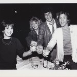 Martha Quinn, Nina Blackwood, Mark Goodman and Alan Hunter at the Ritz Theatre. Photo courtesy of Alan Hunter, VJ.